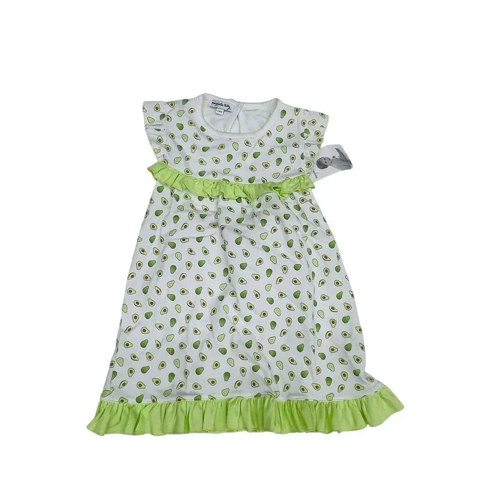 NWT Magnolia Baby 24M Tiny Avocado Flutter Dress